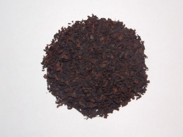 Чёрный ароматизированный Клубника со сливками